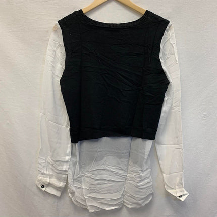 New GO Silk, Combination Sweater White/Black M