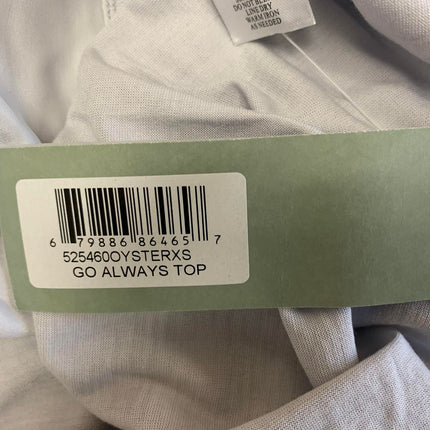 New GO Silk - Round Neck 34 Sleeve Silver XS