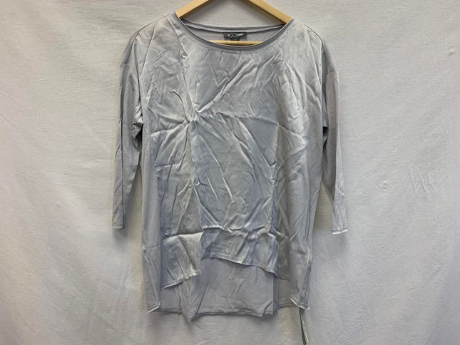 New GO Silk - Round Neck 34 Sleeve Silver XS