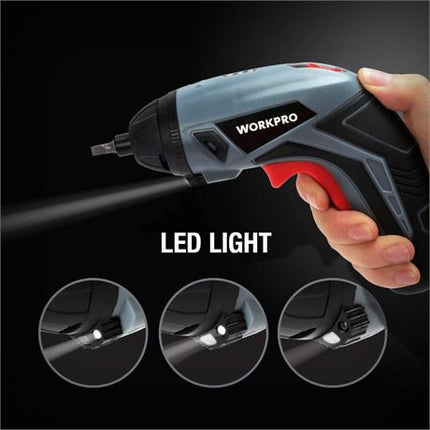 NEW, WORKPRO W121012A, 3.6V Cordless Rechargeable Li-ion Screwdriver