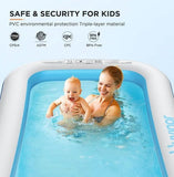 NEW, HYVIGOR Inflatable Swimming Pool w/ Removable Canopy, HY-P3