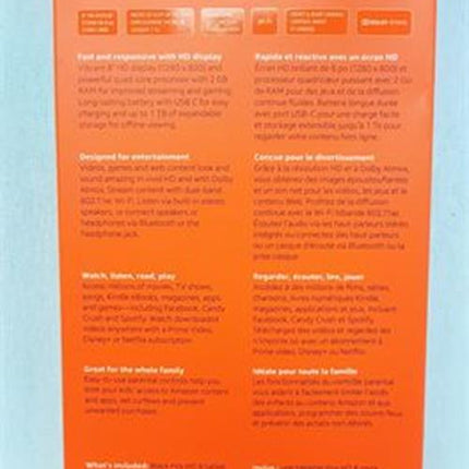 Amazon Fire HD8, 8-inch 10th Generation Tablet in Black, 32 GB LIKE NEW