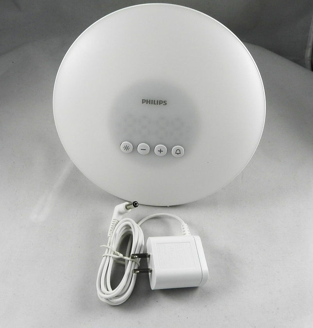 Philips Wake-Up Light with Sunrise Simulation, White, HF3500  LIKE NEW No Retail Box