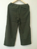 NEW, J.JILL Women's Textured Cropped Pants in MOSS - SIZE MEDIUM