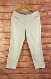 NEW, J Jill Women's Live in Chino Ankle Pants, SEA SALT - SIZE 08P