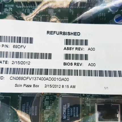 DELL 69DFV Power System Control Module Distribution Board Nuc CloudEdge DCS7105