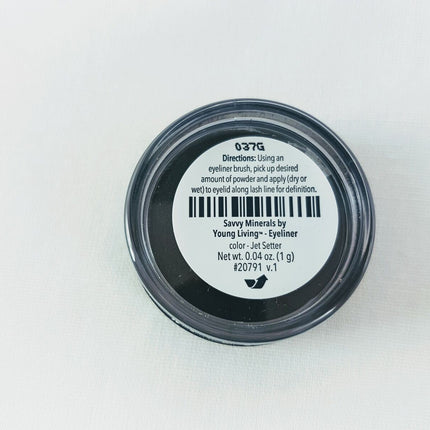 NEW, SAVVY MINERALS by Young Living Loose Mineral JET SETTER Eyeliner, 0.04oz/1g
