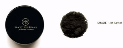 NEW, SAVVY MINERALS by Young Living Loose Mineral JET SETTER Eyeliner, 0.04oz/1g