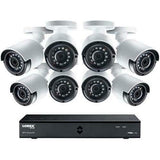 NEW Lorex 16-Channel Security DVR System, w/8  4MP Color Cameras 2 TB HDD