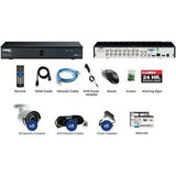 NEW Lorex 16-Channel Security DVR System, w/8  4MP Color Cameras 2 TB HDD