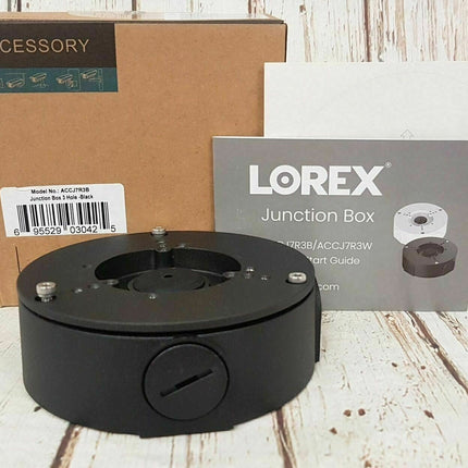 Lorex Outdoor  Junction Box 3 whole Screws - BLACK ACCJ7R3B