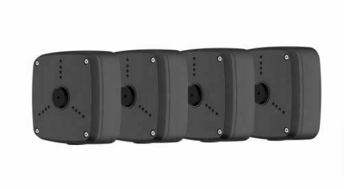 Lot of 4 Lorex Camera Junction Box 3 Whole ACJNCD3BKB BLACK