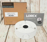 LOT of 4 Lorex Camera Junction Box 3 Whole Screw  - WHITE ACCJ7R3W