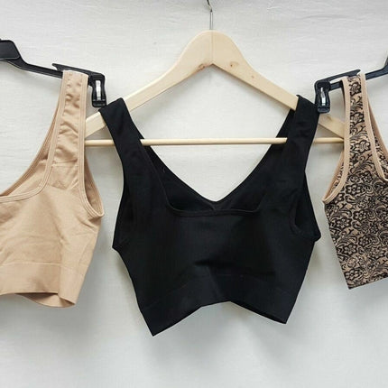 3X Rhonda Shear 9202 Jacquard Ahh Bras w/ Removable Pads - CHOOSE COLOR PACK