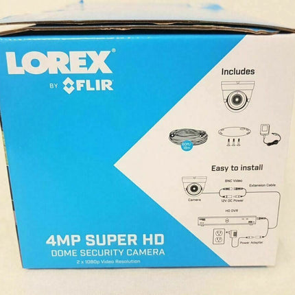 NEW, LOREX LAE243P 4MP Super High Definition Dome Security Camera