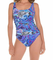 NEW, TRIMSHAPER Multi Color Carnival Phoebe One Piece - CHOOSE SIZE