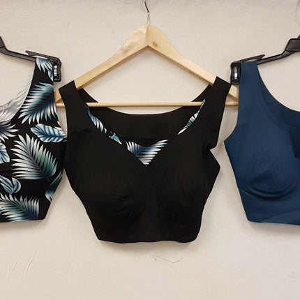 Rhonda Shear Women's #9602 Invisible Body Bras - 3 PACK, CHOOSE COLORS