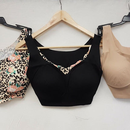 Rhonda Shear Women's #9602 Invisible Body Bras - 3 PACK, CHOOSE COLORS