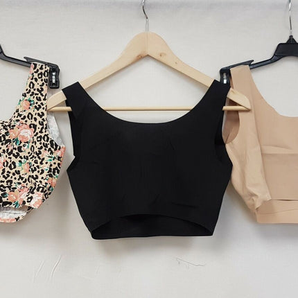 Rhonda Shear Women's #9602 Invisible Body Bras - 3 PACK, CHOOSE COLORS