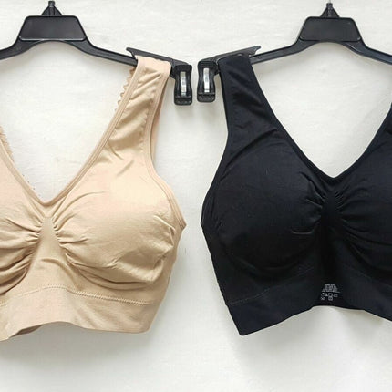 2X Rhonda Shear Women's 9362 Lace Back Seamless Leisure Bras - CHOOSE COLOR PACK