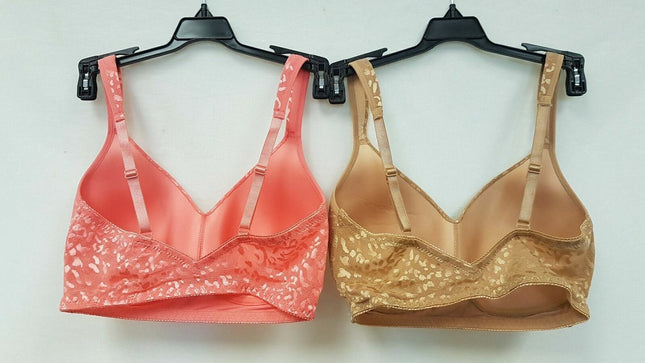 RHONDA SHEAR Women's #0025 Molded Cup Bras - 2 PACK, Choose Colors