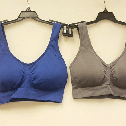 LOT OF 2 Rhonda Shear 9206 Seamless Moisture Wicking Ahh Bra - CHOOSE COLOR PACK