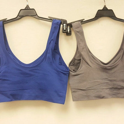 LOT OF 2 Rhonda Shear 9206 Seamless Moisture Wicking Ahh Bra - CHOOSE COLOR PACK