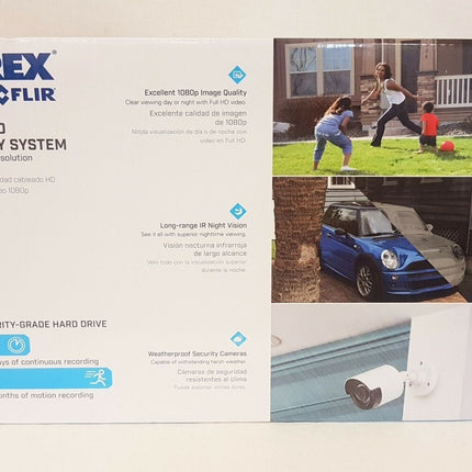 NEW Lorex 8 Channel  Super HD 1 TB HDD W. 4 Cameras - LHA2108 1TC4