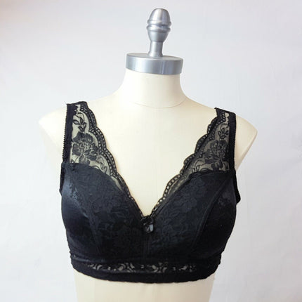 RHONDA SHEAR 674 Ahh Women's Smoothing Jacquard Pin-Up Bra Removable Pad - 1 BRA