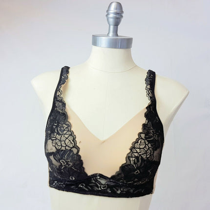 RHONDA SHEAR Women's 0020 Molded Cup Lace Overlay Bra - CHOOSE COLOR 1-BRA