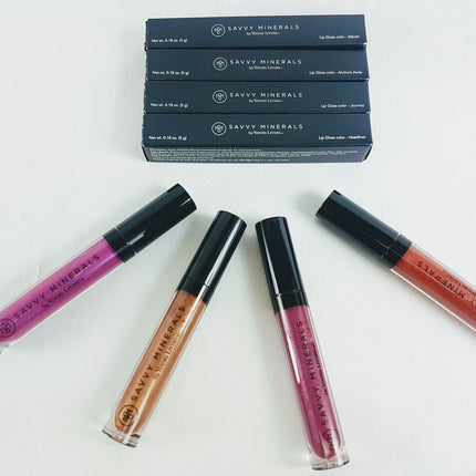 NEW, SAVVY MINERALS by Young Living Lip Gloss - CHOOSE COLOR