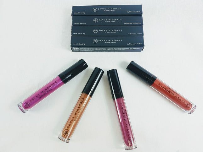 NEW, SAVVY MINERALS by Young Living Lip Gloss - CHOOSE COLOR