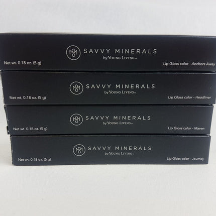NEW, SAVVY MINERALS by Young Living Lip Gloss - CHOOSE COLOR