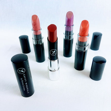 NEW, SAVVY MINERALS by Young Living Lipsticks, 0.13 oz/3.8g each - CHOOSE COLOR