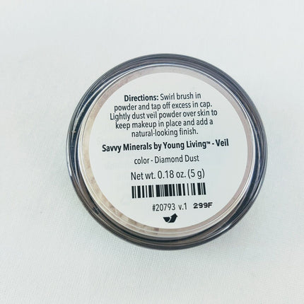 NEW, SAVVY MINERALS By Young Living DIAMOND DUST Veil Setting Powder, 0.18 oz/5g