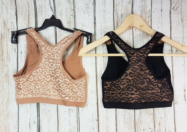 Rhonda Shear Women's #2665 Leopard Lace Leisure Bra - CHOOSE COLOR