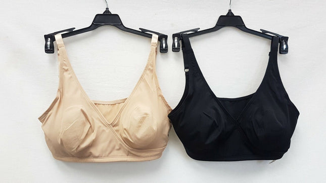 LOT OF 2 Rhonda Shear #1695 Butterknit Wrap Bras w/ Removable Pads - CHOOSE PACK