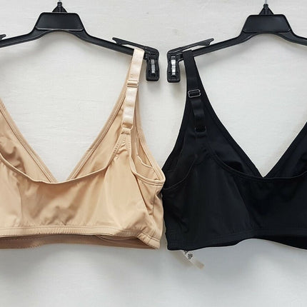LOT OF 2 Rhonda Shear 1695 Butterknit Wrap Bras with Removable Pad - CHOOSE PACK