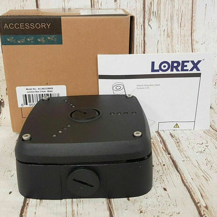 Lorex Camera Junction Box 3 Whole ACJNCD3BKB BLACK