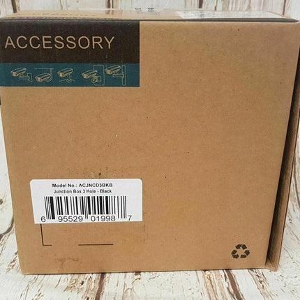 Lorex Camera Junction Box 3 Whole ACJNCD3BKB BLACK