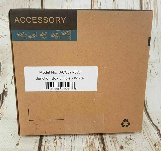 Lorex Camera Junction Box 3 Whole Screw  - WHITE ACCJ7R3W