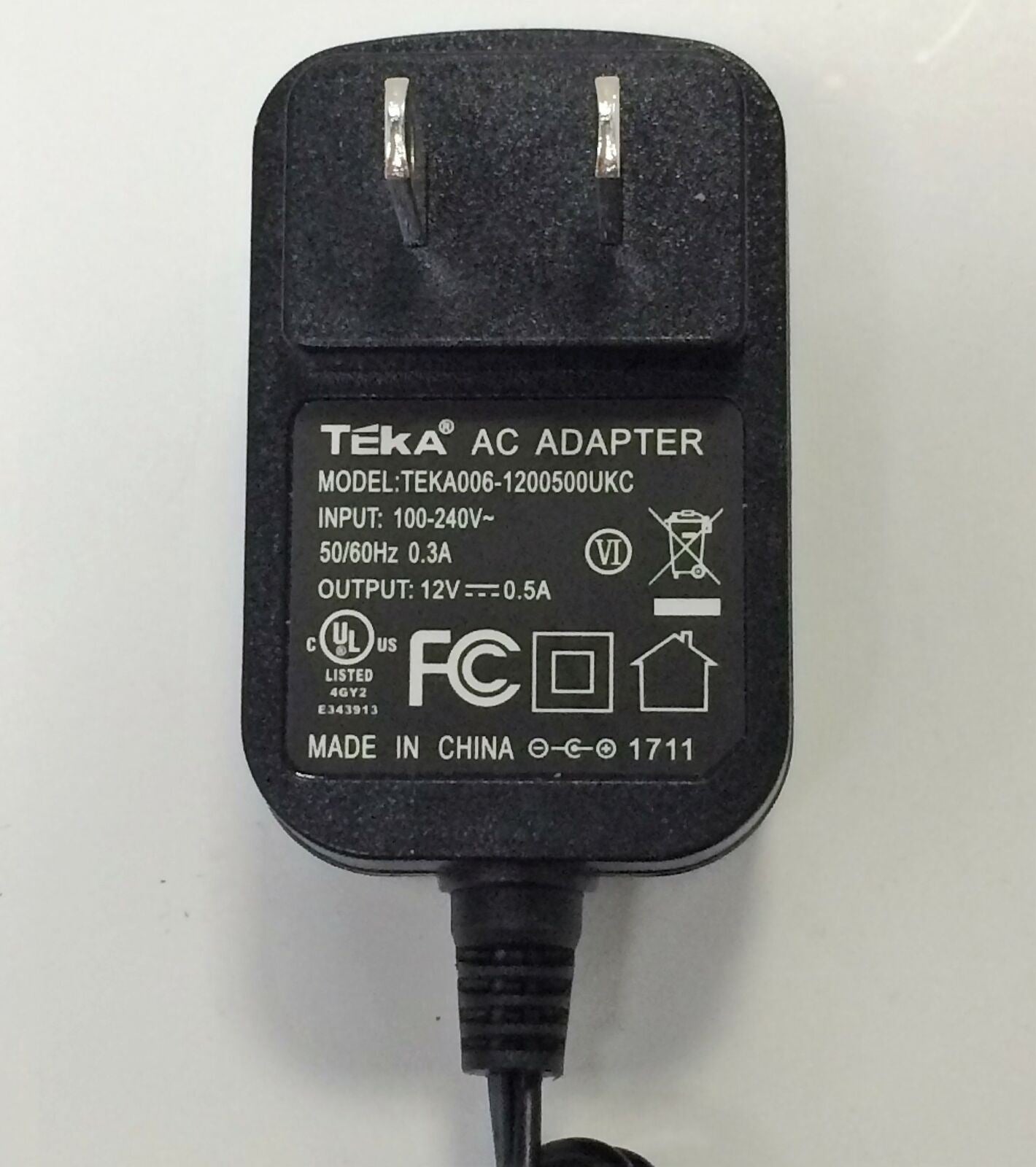 12V AC Adapter For TEKA TEKA006-1200500UKC Power Supply – ABLEGRID