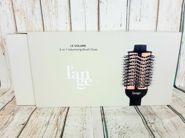 L’ange Hair Le Volume 2 in 1 Volumizing Brush Dryer Black & Gold