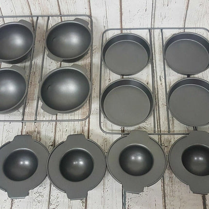 NEW, Betty Crocker Bake n Fill Mini Dome Cake Pans, 12pc Set