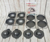 NEW, Betty Crocker Bake n Fill Mini Dome Cake Pans, 12pc Set