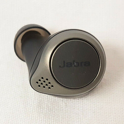 Jabra Elite 75t Earbuds True Wireless Earbuds With Charging Case  Titanium Black
