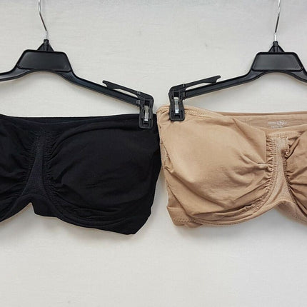 LOT OF 2 RHONDA SHEAR Women's #9682AM Underwire Bandeau Bra - CHOOSE PACK