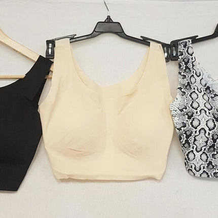 Rhonda Shear 3 Women's #9592 Invisible Body Bra - Choose Colour ( 3 BRAS )