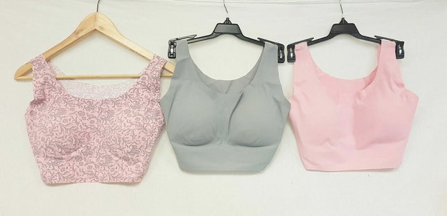 Rhonda Shear 3 Women's #9592 Invisible Body Bra - Choose Colour ( 3 BRAS )