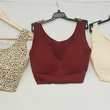 Rhonda Shear 3 Women's #9592 Invisible Body Bra - Choose Colour ( 3 BRAS )